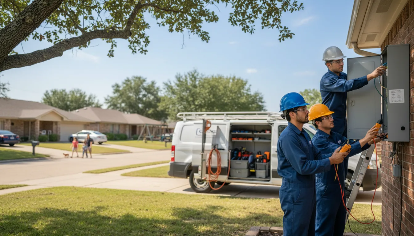 Certified electrician providing emergency electrical services in Exira, IA